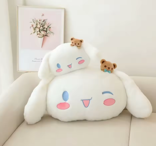 Fluffy Pillow - Sweet Bunny Duo