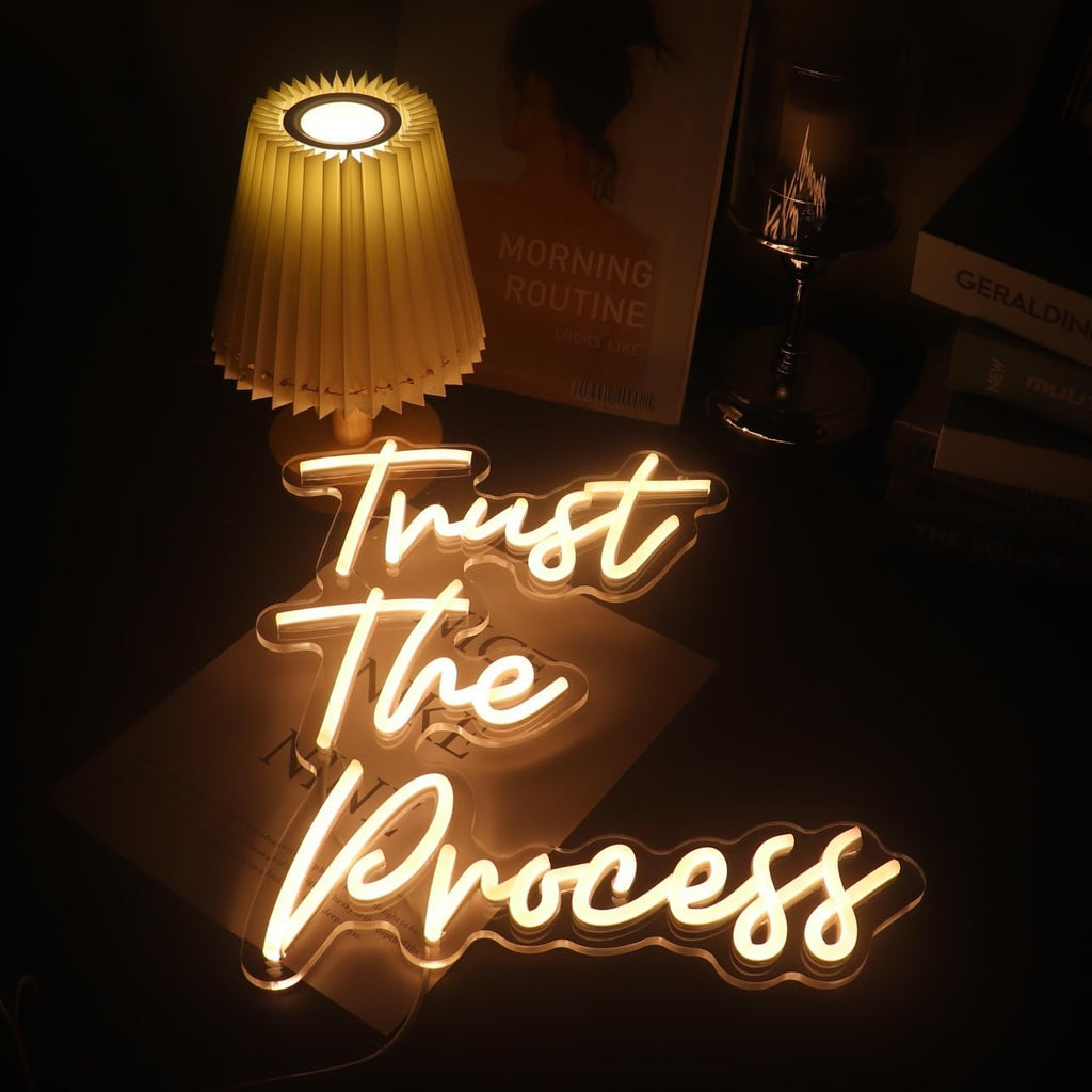 Trust the Process - Neon light