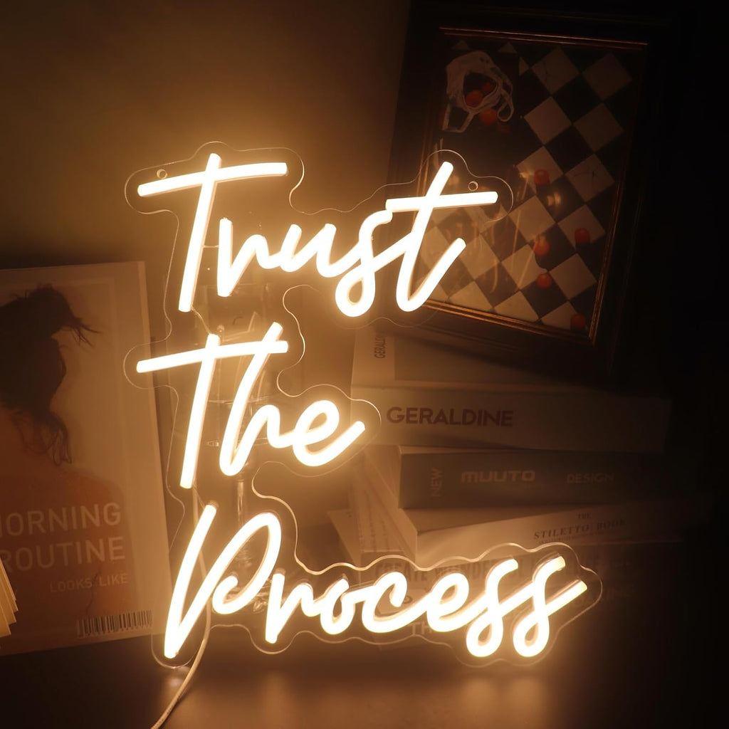 Trust the Process - Neon light