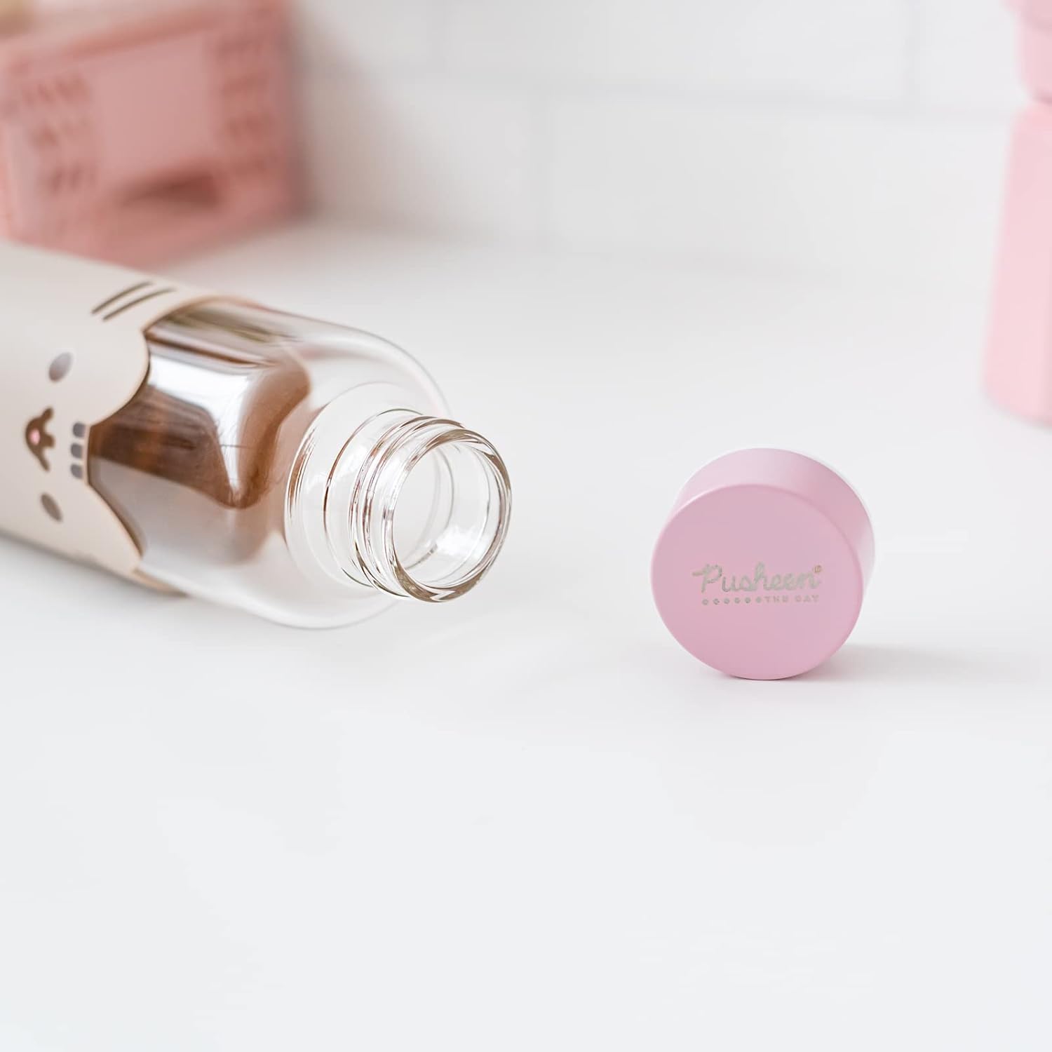 Glass bottle - The Cat