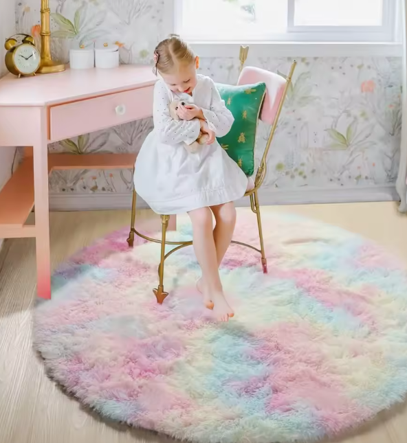 Le Tapis rond - Fluffy Cloud