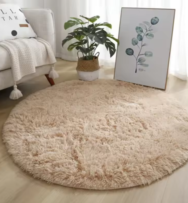 Le Tapis rond - Fluffy Cloud