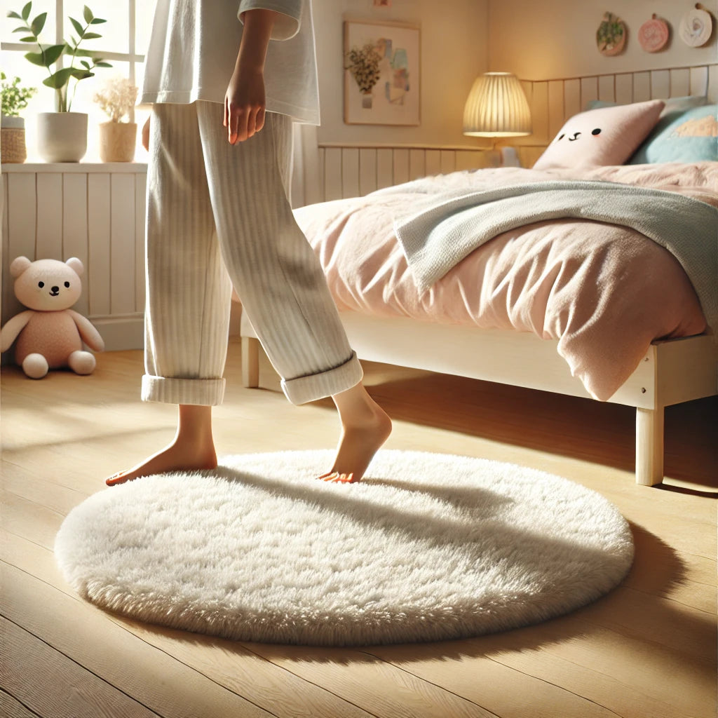 Le Tapis rond - Fluffy Cloud