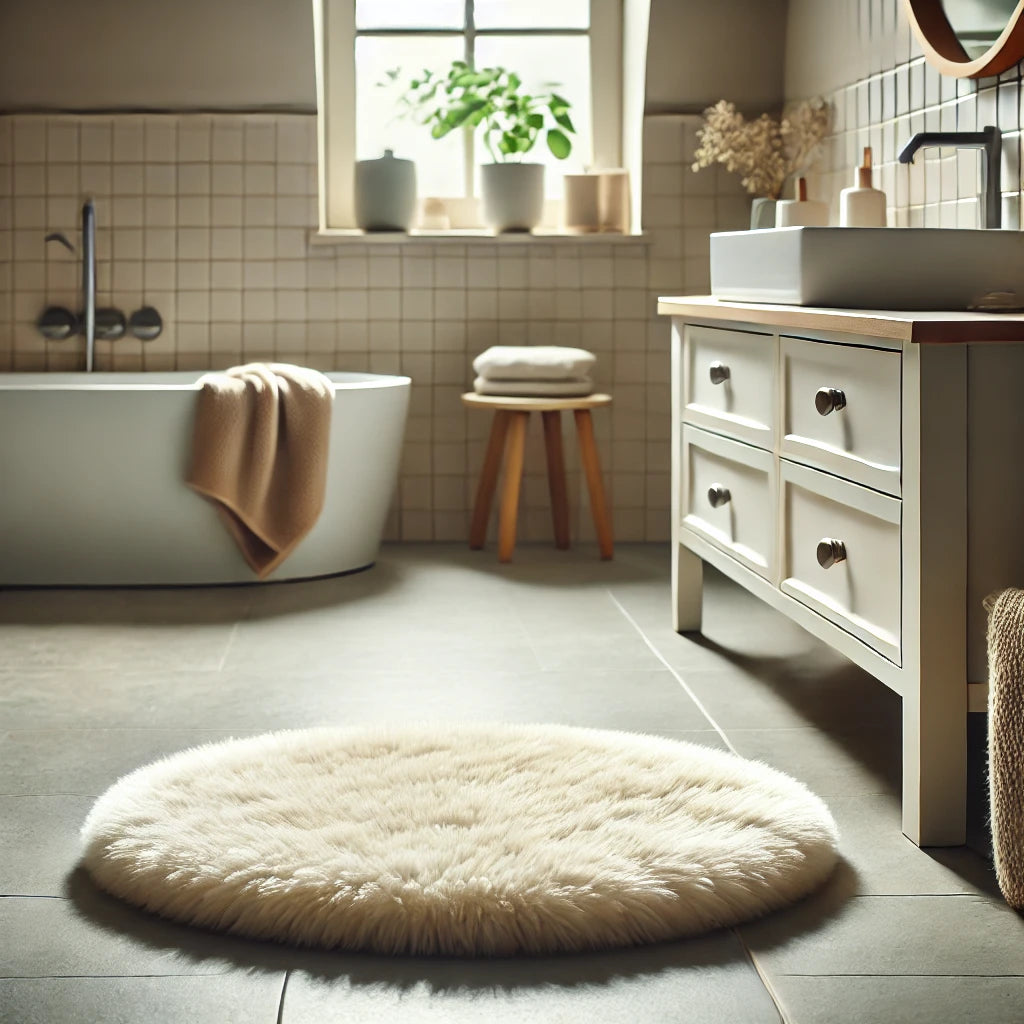 Le Tapis rond - Fluffy Cloud